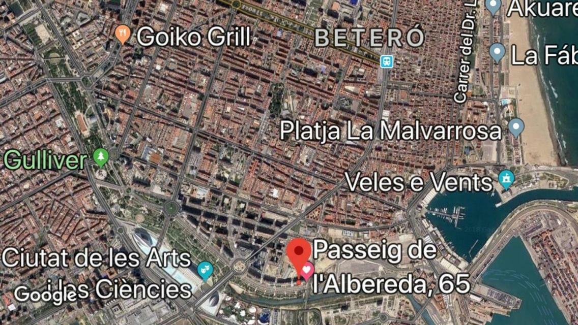 Apto En Ciudad De Las Ciencias Y Cerca Playa 瓦伦西亚 外观 照片